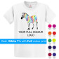 White t shirts full colour printed Deal ..