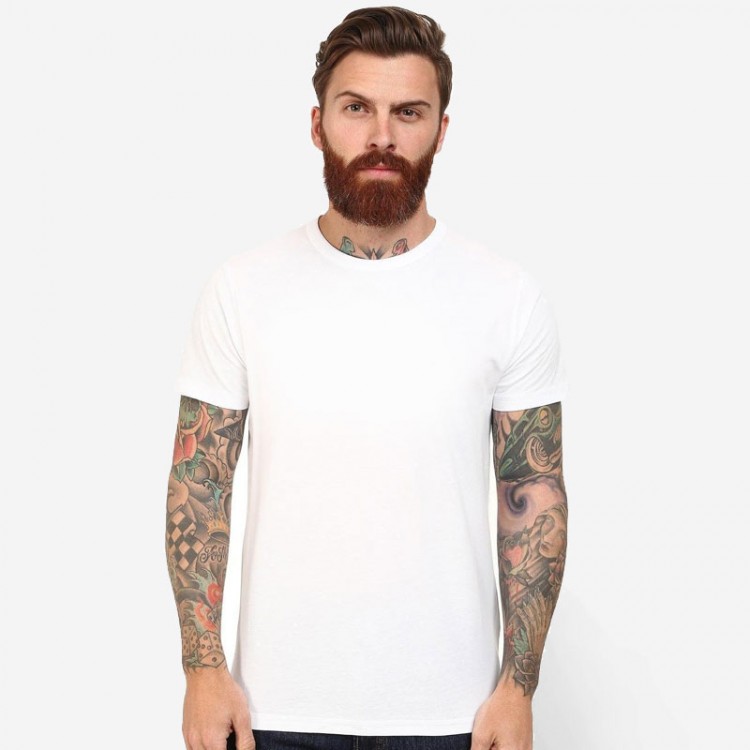 Gildan Plain White 100% Premium cotton 180 GSM T-Shirt